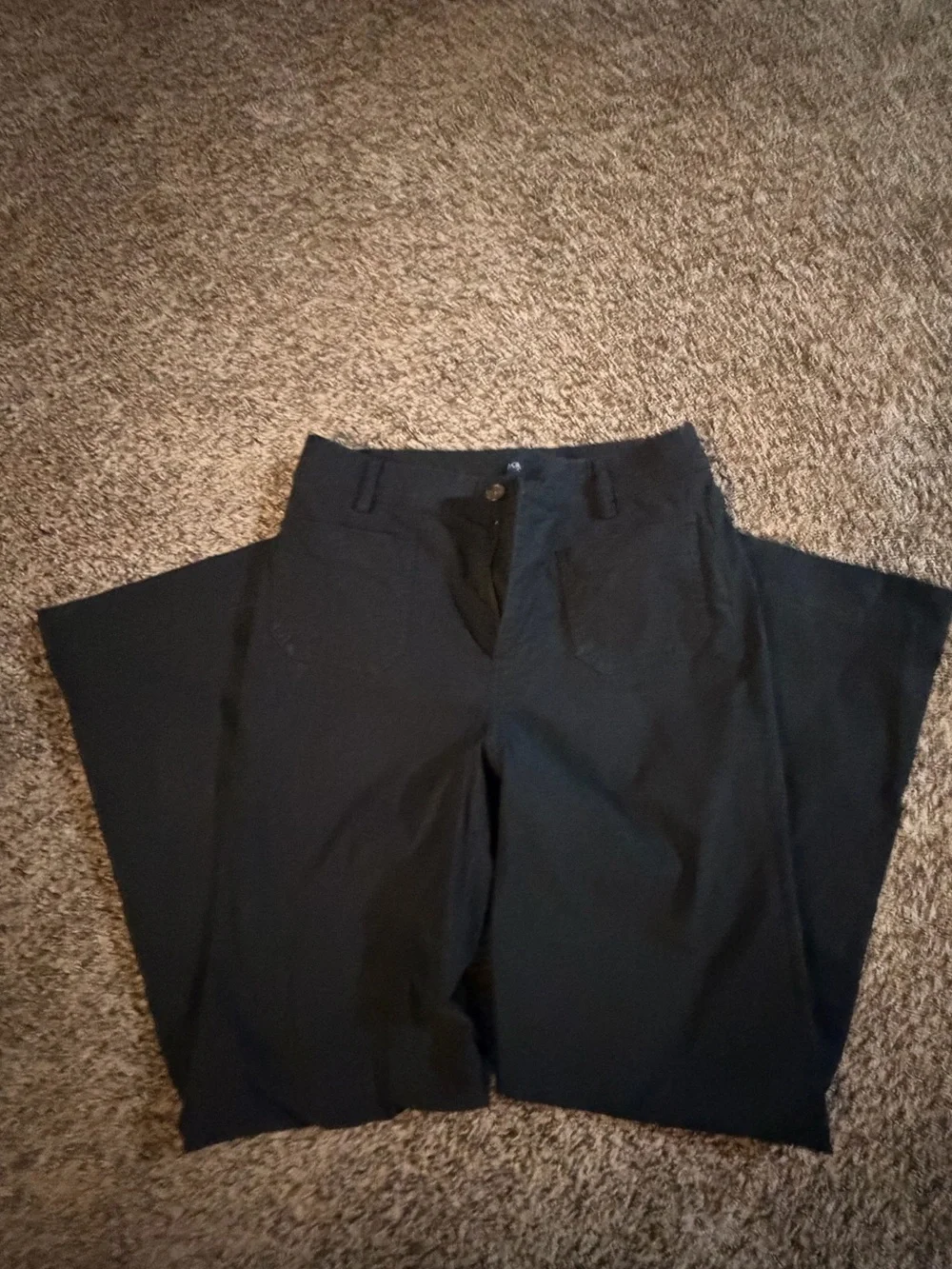 J. Crew Black Wide-Leg Men's Chinos
